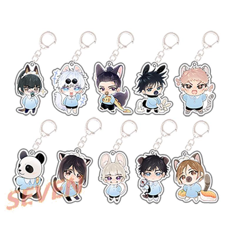 Móc chìa khóa họa tiết anime bằng acrylic 2022