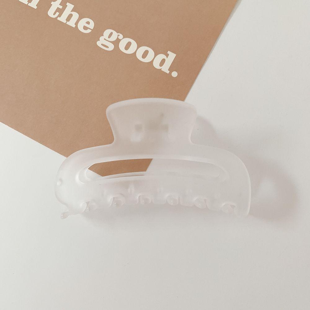 NICKOLAS Kẹp Tóc Càng Cua Hình Bán Nguyệt Màu Gradient Đơn Giản Cho Nữ