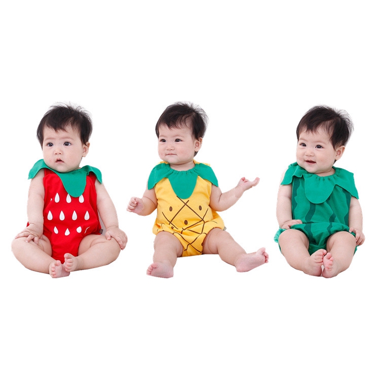 Bộ đồ liền thân chất liệu cotton mỏng thời trang hè 2020 dành cho bé