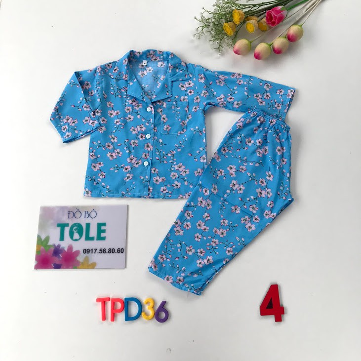 Đồ tole pijama tay dài bé trai (33-35kg)