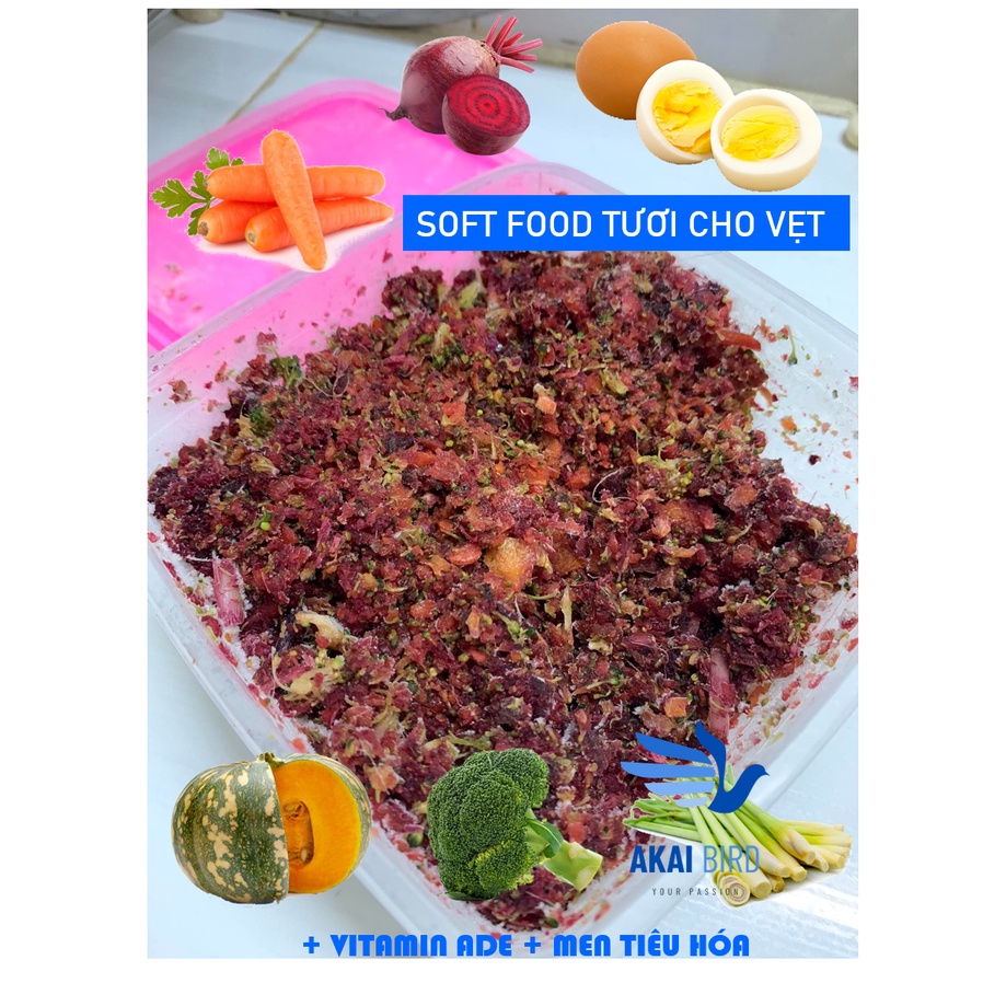 [100Gr] Soft Food Tươi Dành Cho Vẹt...Chỉ Giao Hàng Tại Hà Nội