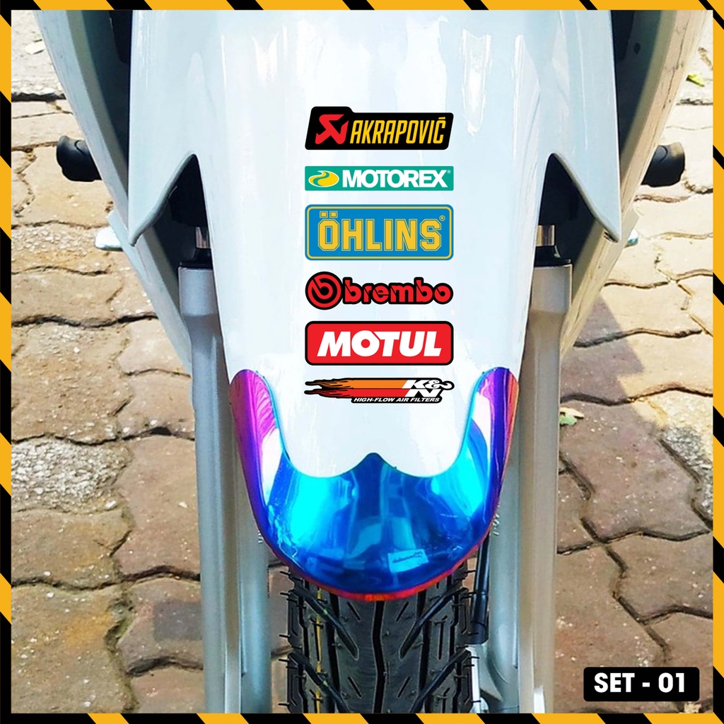 Sticker Hình Logo Ohlin, Brembo, Motul, Motorex | LG01 | Tem Dán Xe Máy, Xe Điện, Mũ Bảo Hiểm, Laptop, Điện Thoại