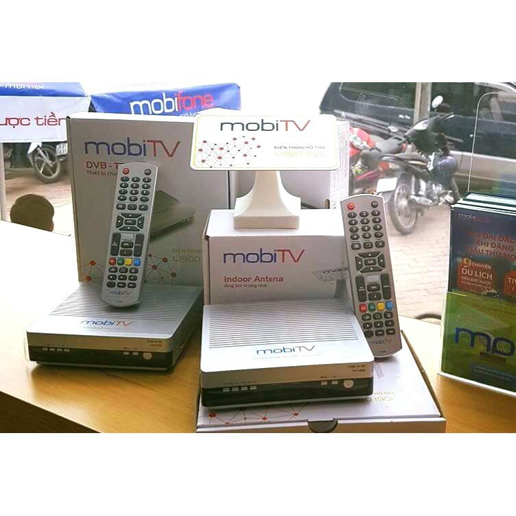 Trọn Bộ Đầu Thu MOBITV Angten, 15m dây - MOBITV