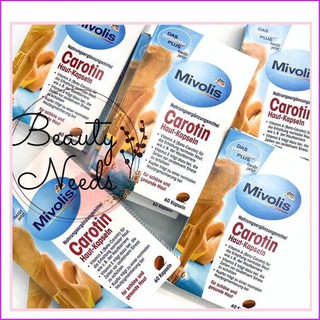 Viên uống chống nắng Carotin Mivolis (nội địa ĐỨC) 60v