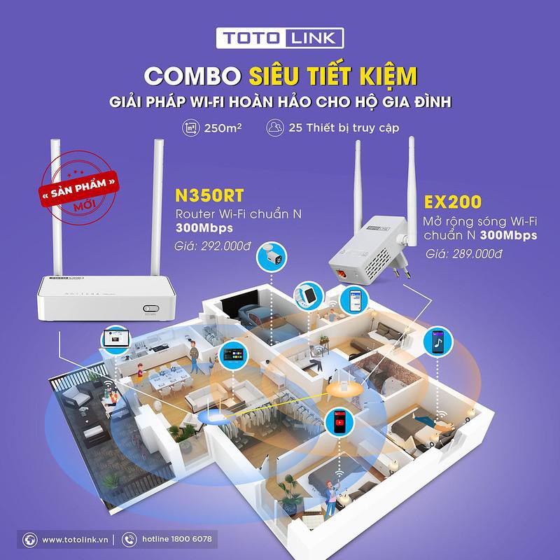 Bộ phát wifi totolink N350RT | BigBuy360 - bigbuy360.vn