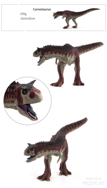 Đồ chơi Khủng long carnotaurus gập được hàm