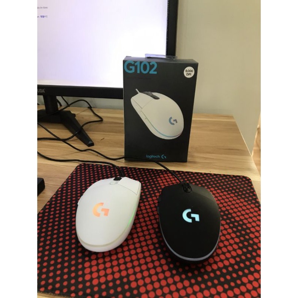 Chuột gaming có dây logitech G102 - 8000DPI - led RGB