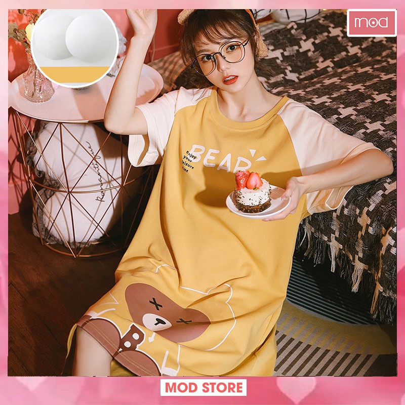 [𝐅𝐫𝐞𝐞𝐬𝐡𝐢𝐩 - 𝐇𝐚̀𝐧𝐠 𝐒𝐚̆̃𝐧] Váy Ngủ, Váy Mặc Nhà Họa Tiết Đáng Yêu, Chất Mềm Mịn V8 | BigBuy360 - bigbuy360.vn
