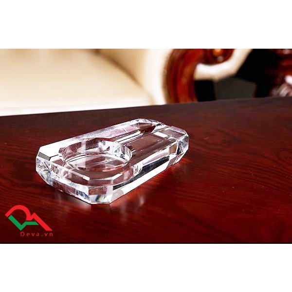 { HÀNG CHÍNH HÃNG } Gạt Tàn pha lê Cohiba SL200 Cao Cấp Họa Tiết Hoa Văn Cohiba Sang Trọng