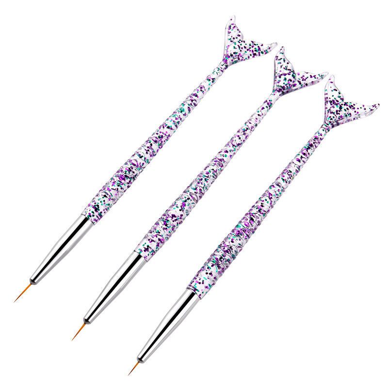 [Hàng mới về] Set 3 cọ vẽ trang trí móng tay chuyên dụng