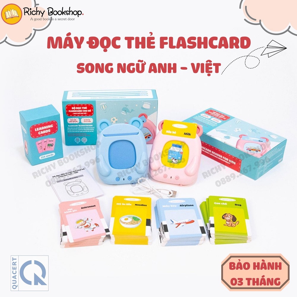 Máy đọc thẻ Flashcard song ngữ Anh - Việt