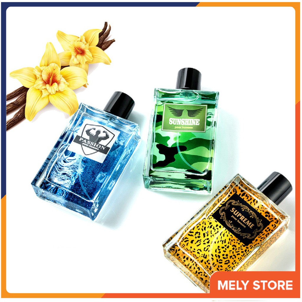 Nước hoa nam thơm lâu PASSION/SUNSHINE chính hãng mùi hương nam tính, thơm nhẹ nhàng, quyến rũ 100ml DNP017(hương gỗ,.)