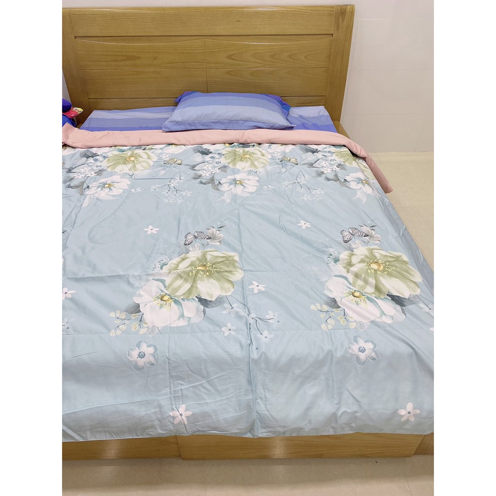 Chăn Hè Cotton Lụa Thái Hàng Nhập Khẩu Cao Cấp Cực Mềm Mịn - Mát Nhẹ Kích Thước Chăn 2mx2m3