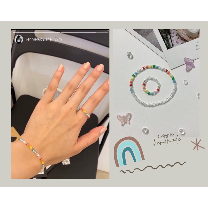 Vòng tay/ Nhẫn handmade Jennie BlackPink 💕