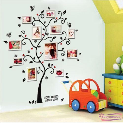 Sticker dán tường hình cây trang trí sáng tạo