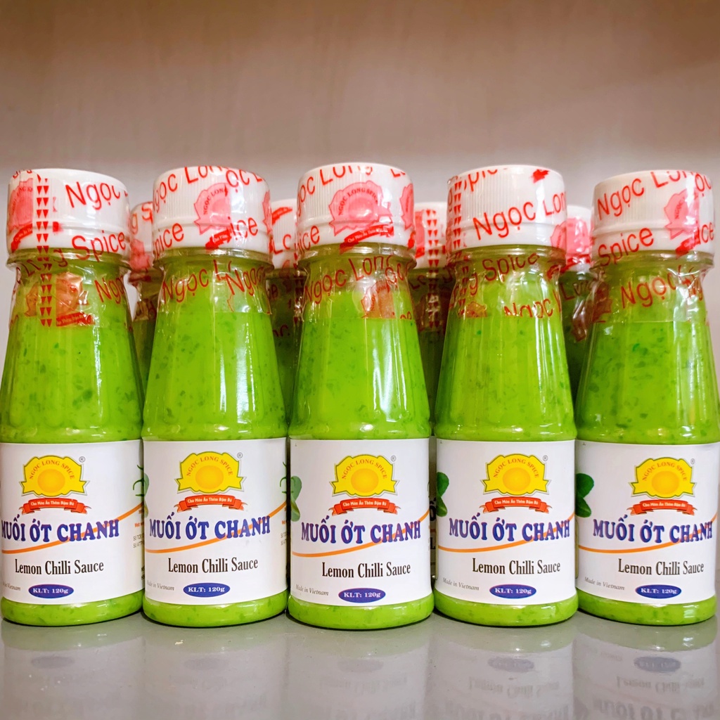 Muối Ớt Chanh, Muối Chấm Hải Sản Chai 120g