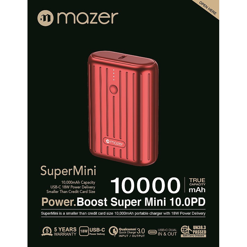 [BH 5 năm] Pin Dự Phòng MAZER Pocket Power Mini 10000mAh version 2