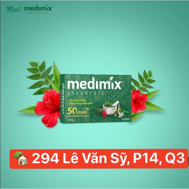 SET 3 bánh xà phòng thảo mộc Medimix (125gr/ bánh)