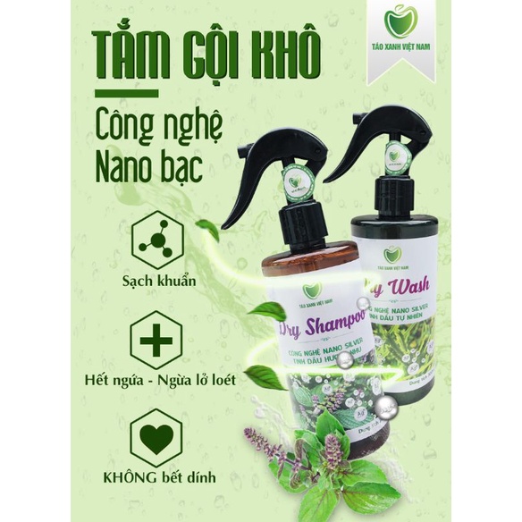 DUNG DỊCH TẮM & GỘI KHÔ NANO BẠC | BigBuy360 - bigbuy360.vn
