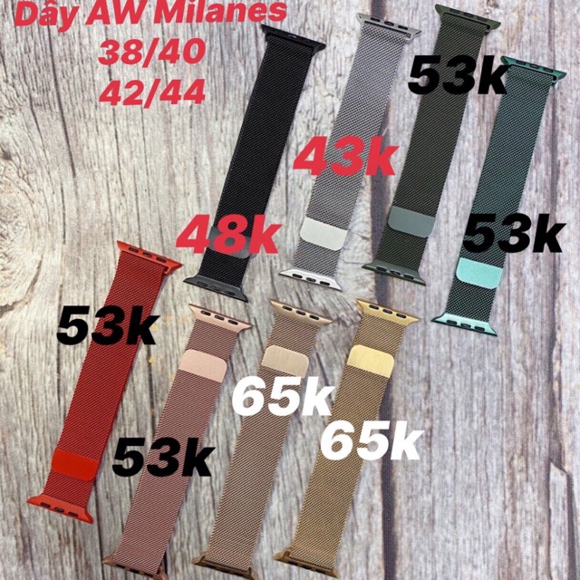 Dây Milan thép cho Apple watch