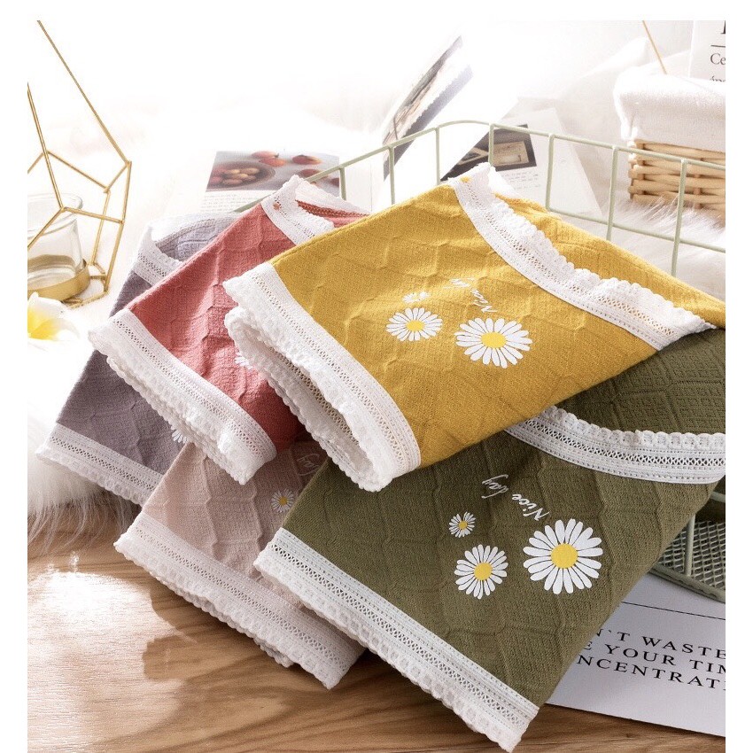 8688quần lót nữ cotton hoa cúc pha ren sexy mềm mịn không bai xù kháng khuẩn | BigBuy360 - bigbuy360.vn