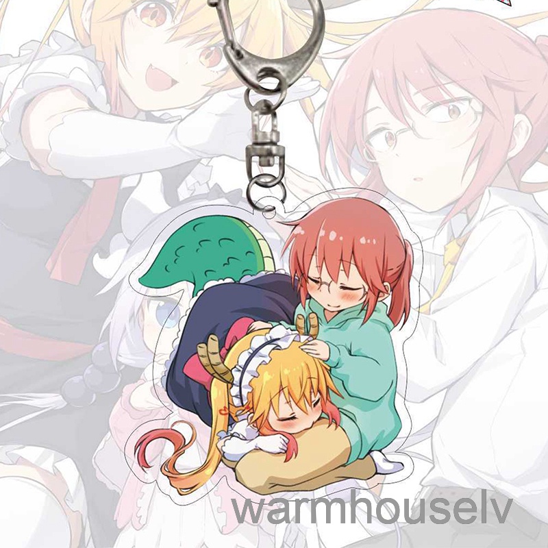 Móc Khóa Mô Hình Nhân Vật Anime Kobayashi San Chi No Maid Dragon Bằng Acrylic Giá Đỡ