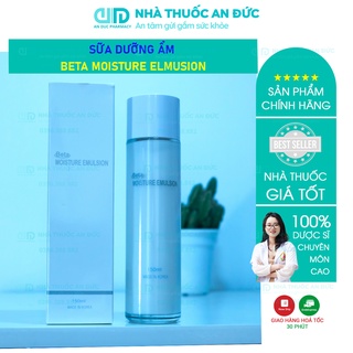 Dưỡng ẩm da mặt cho da dầu, mụn, nhạy cảm Beta Moisture Emulsion, cấp ẩm cho da - Lọ 150mL - Nhà thuốc An Đức
