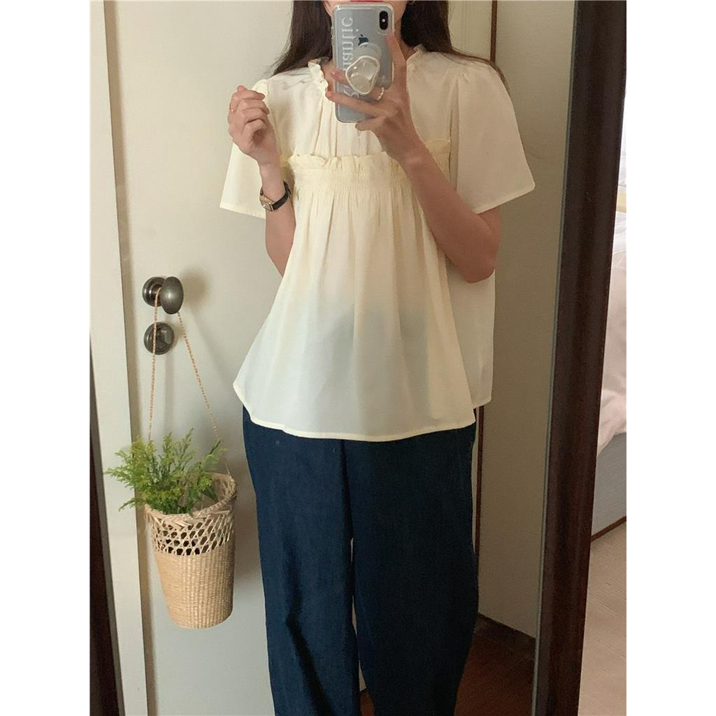 Quần Jean Ống Rộng Buộc Dây Kiểu Hàn Quốc Dễ Phối Đồ 53921