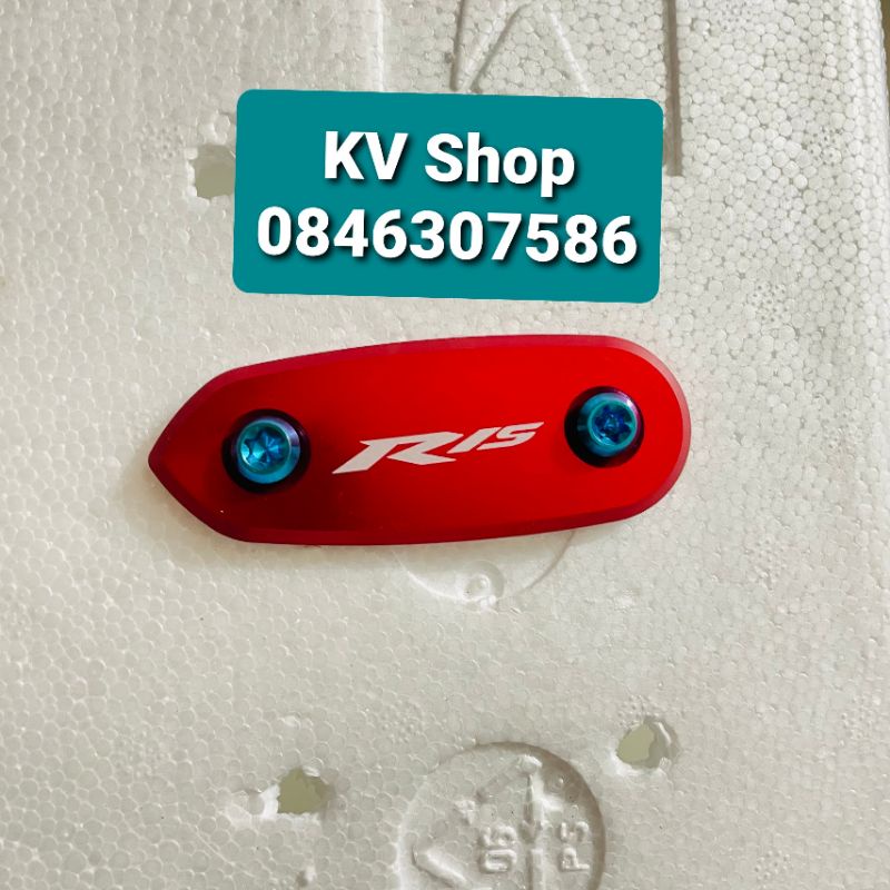 Bịt chân gương R15V3 kèm 2 ốc titan