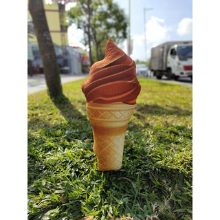 GẤU BÔNG CÂY KEM ỐC QUẾ 3D SIZE 50cm