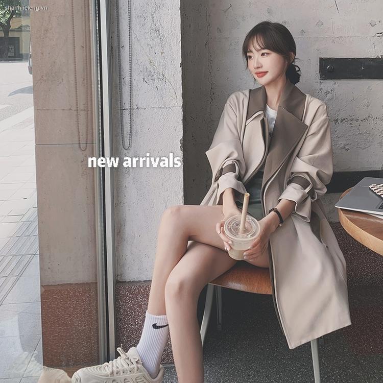 Áo khoác gió dáng rộng thời trang xuân thu phong cách Hàn Quốc mới 2021 | BigBuy360 - bigbuy360.vn