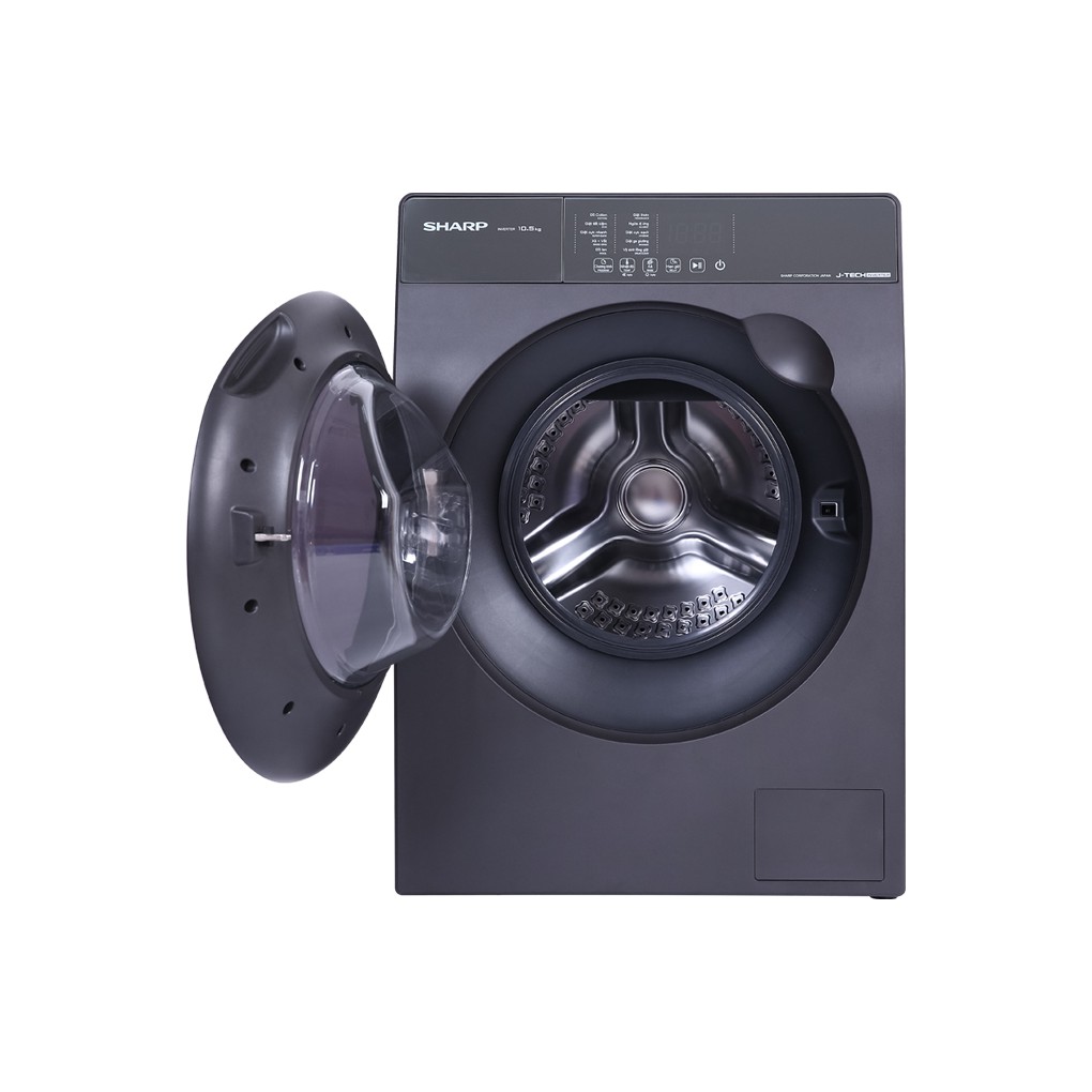[MIỄN PHÍ GIAO HÀNG - LẮP ĐẶT] ES-FK1054SV-G - Máy giặt Sharp Inverter 10.5 Kg ES-FK1054SV-G