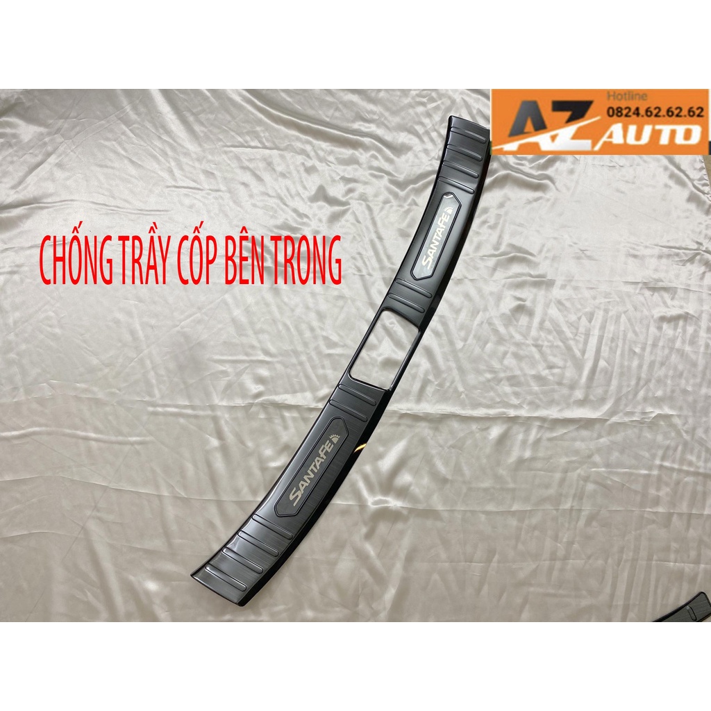 Ốp chống trầy cốp Hyundai Santafe 2019-20221 – Titan(hàng cao cấp)