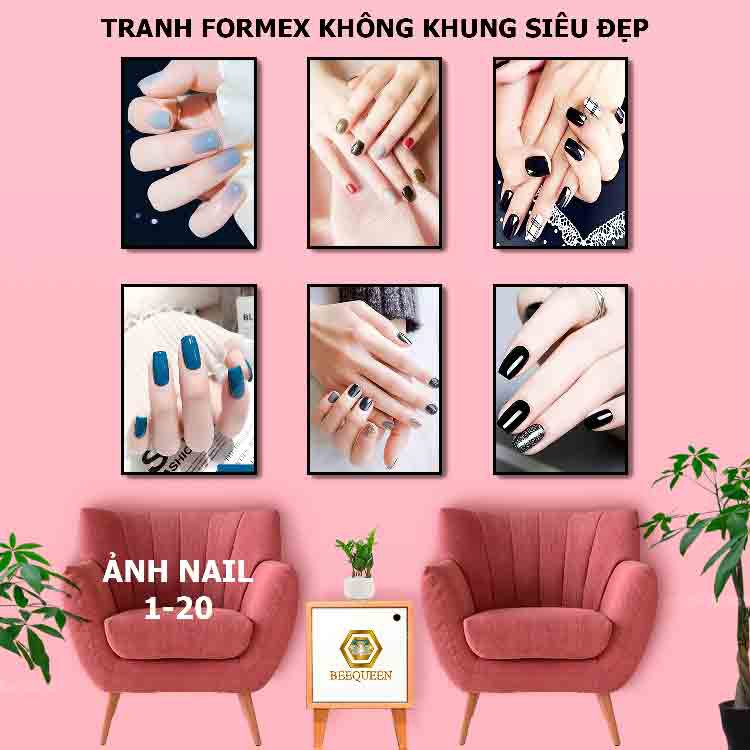 [Ms 1-20] Tranh Trang Trí Tiệm Nail Tuyệt Đẹp