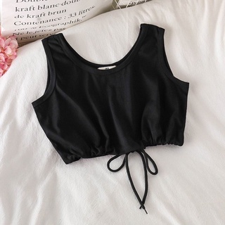 ÁO CROPTOP BA LỖ THẮT DÂY A3BLTD