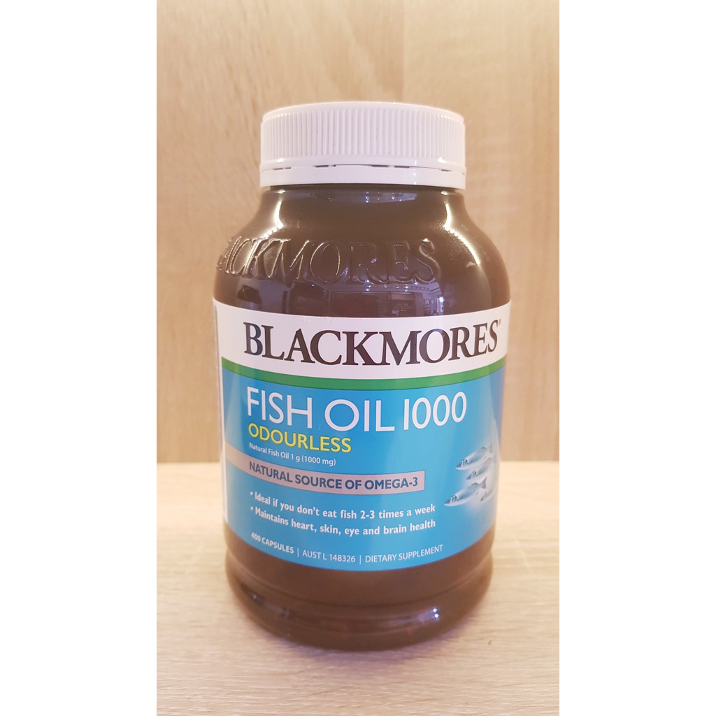 Dầu cá không mùi BLACKMORES Omega-3 Fish Oil 1000 | Thế Giới Skin Care