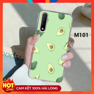 Ốp lưng Vsmart Live dẻo trong in hình trái bơ xanh mát siêu xinh