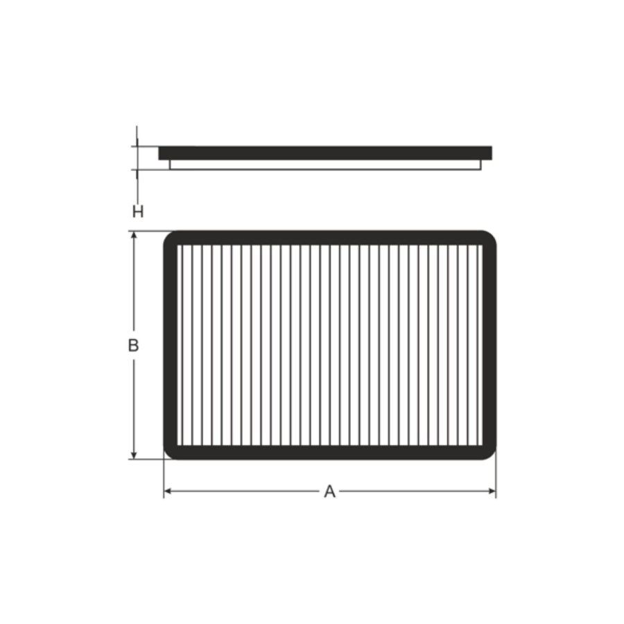 Lọc gió cabin (điều hòa) có than hoạt tính SCT-GERMANY SAK 208 cho xe Toyota  Innova, Fortuner, Camry, Vios, Corolla, Al