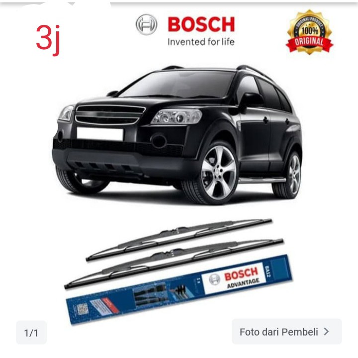 Bosch Cặp Cần Gạt Nước Kính Chắn Gió Xe Hơi Chevrolet Captiva 24 "& 16"