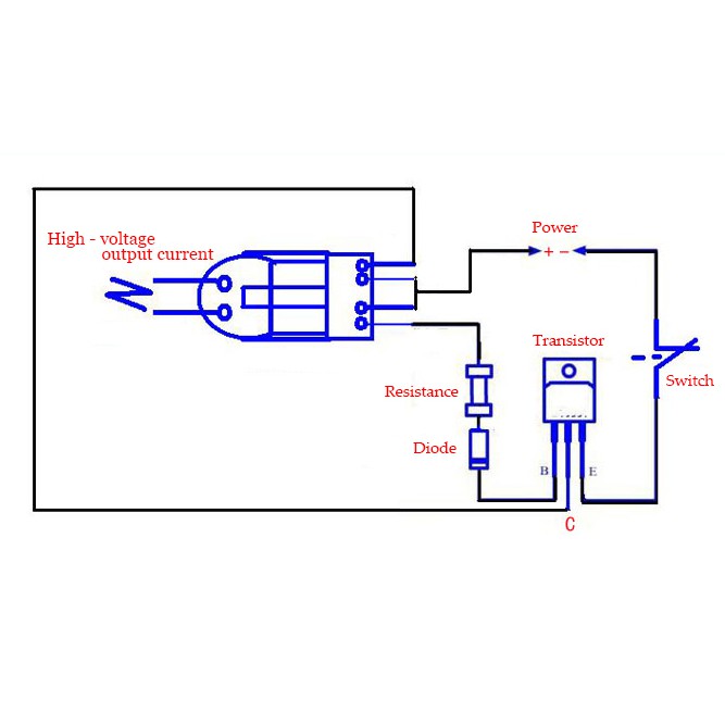 Bộ Máy Phát Điện Áp Cao 15Kv 18650 Tự Lắp Ráp