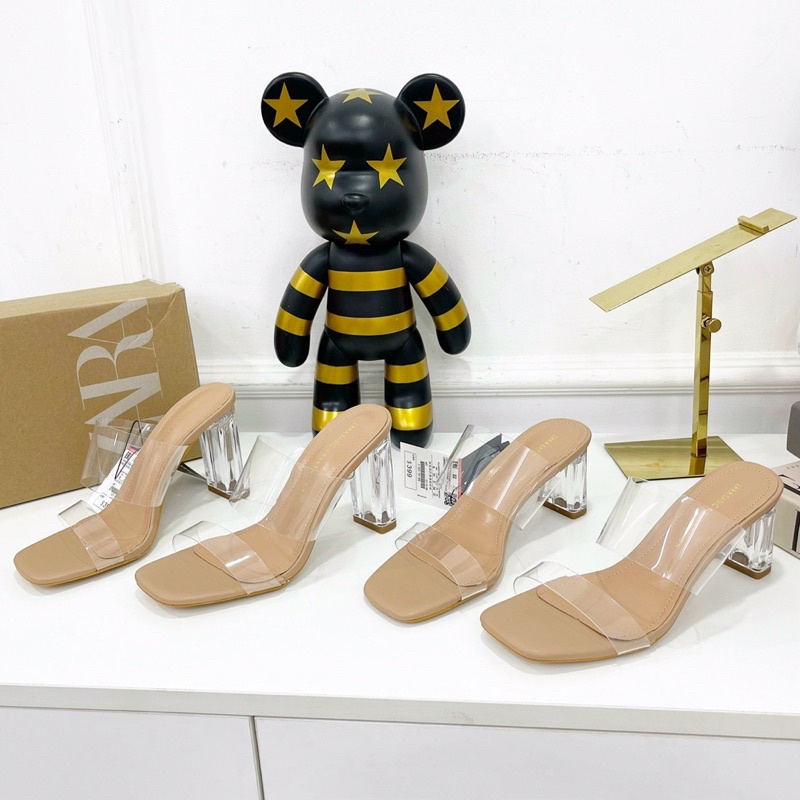 Guốc nữ zara quai trong fullbox hàng đẹp chất luợng siêu hot