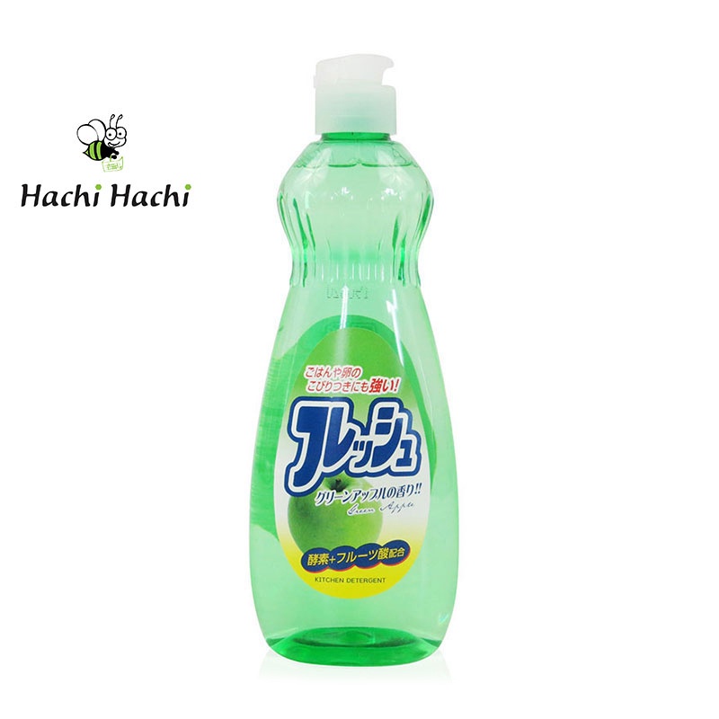 NƯỚC RỬA CHÉN TRUNG TÍNH HƯƠNG TÁO XANH ROCKET 600ML - Hachi Hachi Japan Shop