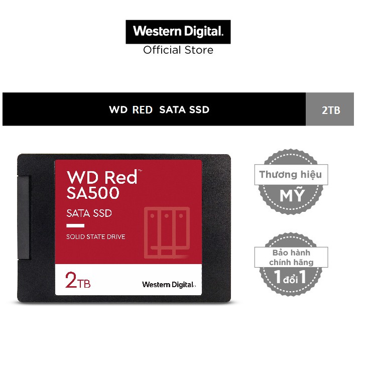 Ổ cứng gắn trong WD Red SSD 2TB-WDS200T1R0A