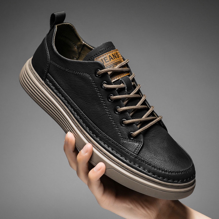 Giày Sneaker Nam, Giày Da Nam Cao Cấp Kiểu Mới Bảo Hành 12 Tháng