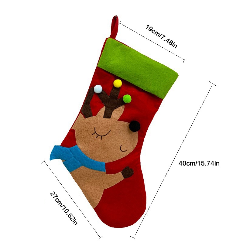 Tất Đựng Quà Giáng Sinh / Năm Mới Trang Trí Cây Thông Noel