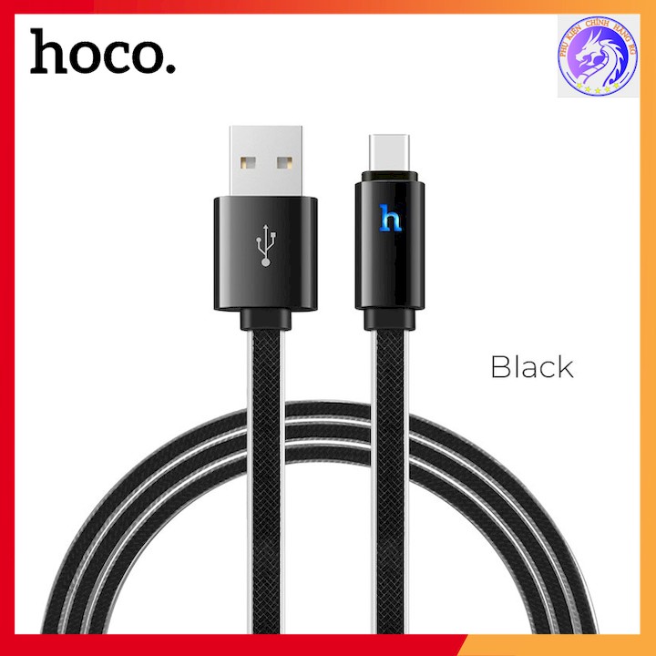 Cáp Sạc Nhanh Type C Có Báo Đèn chính hãng hoco UPL12
