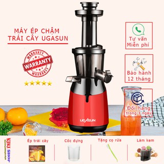 Máy ép chậm trái cây UGASUN, máy ép hoa quả chậm và làm kem tươi, Kiki shop