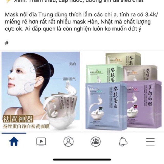 Set mặt nạ