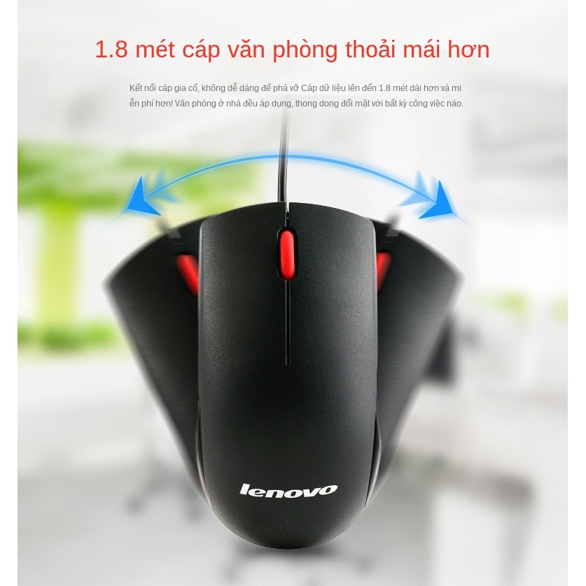 Máy tính để bàn chuột USB có dây Lenovo (Lenovo) xách tay game văn phòng nói chung sinh viên tại nhà