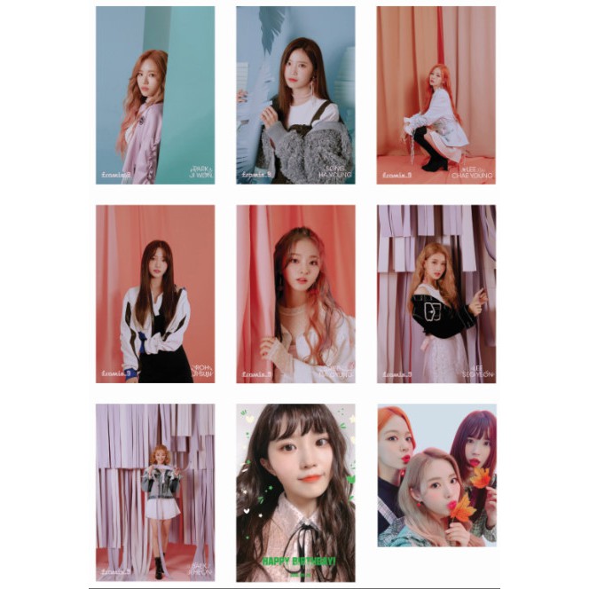 Lomo card ảnh nhóm Fromis 9 update Twitter Full 72 ảnh